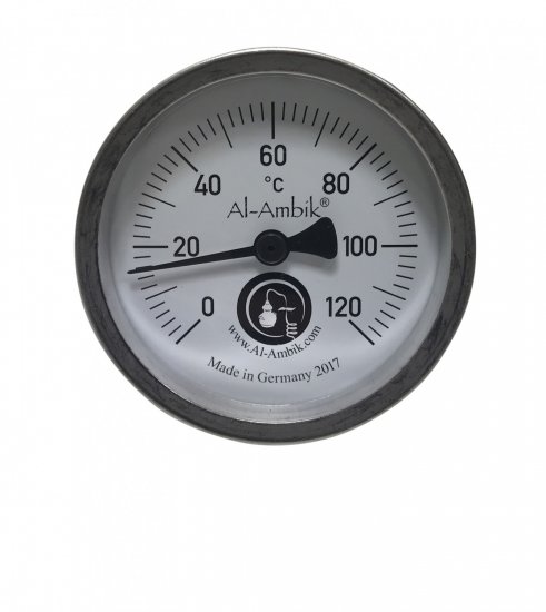 "Al-Ambik®" Thermometer zum Destillieren (Größe S für Destillen bis 3 Liter) - Click Image to Close