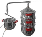 DESTILLIERMEISTER VARIO-2K22 - 22 Liter Edelstahl Destille mit 2 Kolonnen