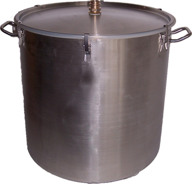 50 Litres Brew-Vessel with Receptacle to connect an 28mm Tube - Click Image to Close